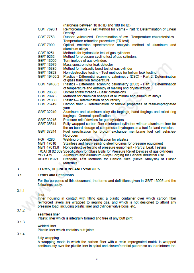 T/CATSI 02 007-2020英文版翻译 车用压缩氢气塑料内胆碳纤维全缠绕气瓶