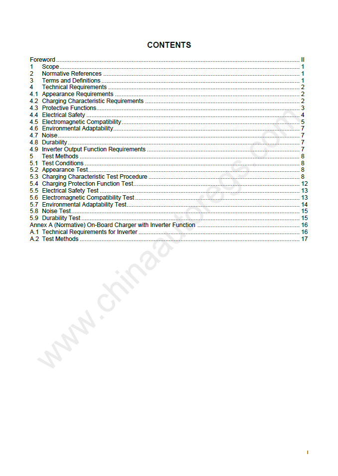 GB/T 40432-2021英文版翻译 电动汽车用传导式车载充电机 Conductive on-board charger for electric vehicles